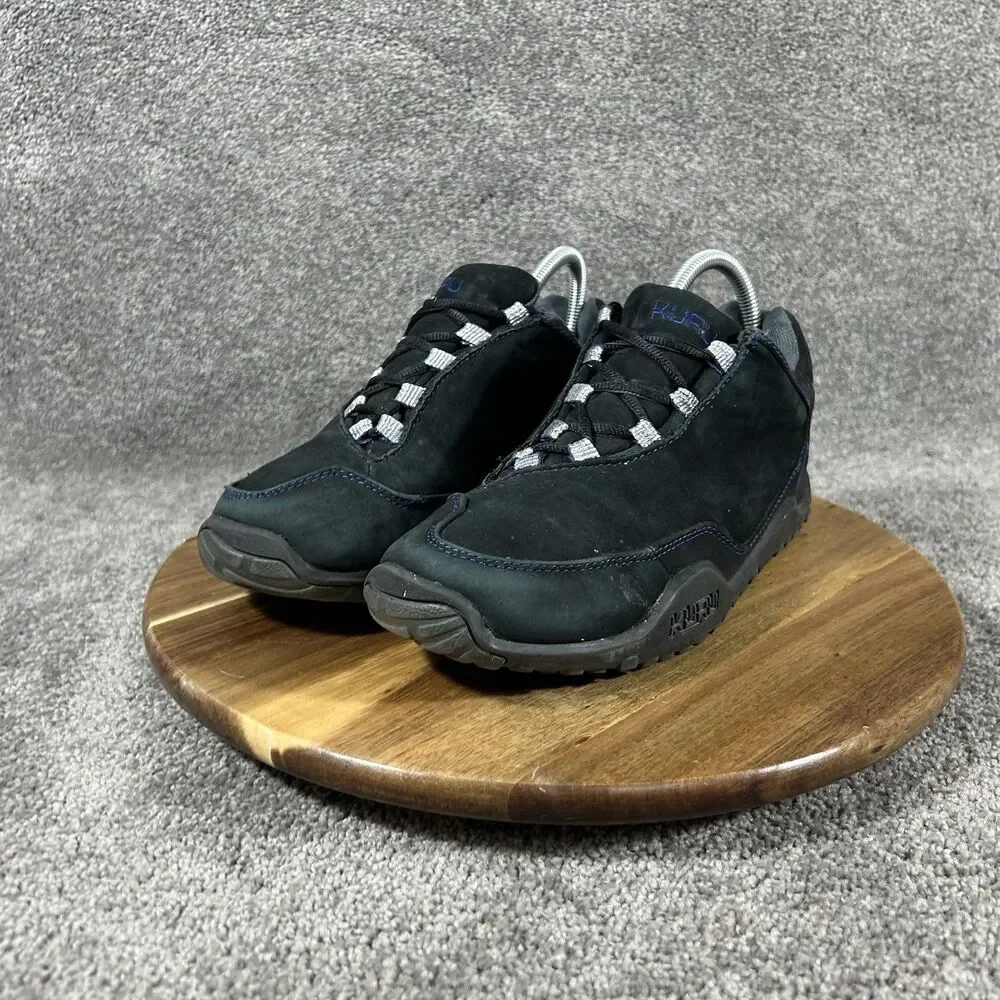 KURU Chicane Women’s Sz 8.5 Black Leather Rugged Walking Trail Hiking Shoes Used